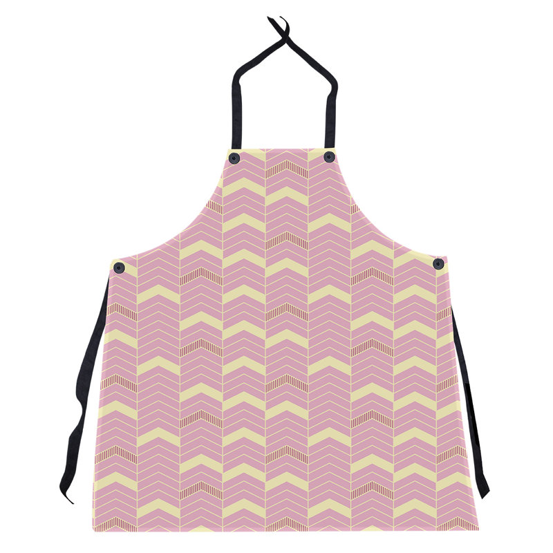 Stephenie Bib Apron, Yellow Red/Pink
