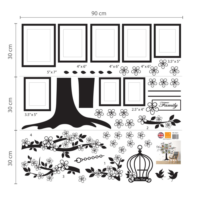 Non-Wall Damaging Wall Decal
