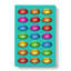 Rainbow Lips Teal - Wrapped Canvas-64075658