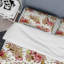 Ensemble de housse de couette aquarelle roses, pivoines et lavande designart-35228094