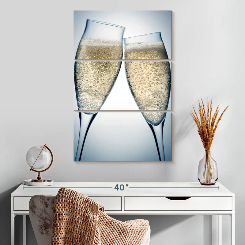 Yarlin Toasting Champagne, 32" H x 20" W