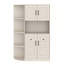 Armoire d'arbre de couloir multifonctionnelle gauche-droite avec rangement et 4 crochets pour le salon et le couloir-149069746