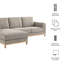 Roscoe Left-Facing Fabric Sectional Sofa With Chaise-117983191-117983192
