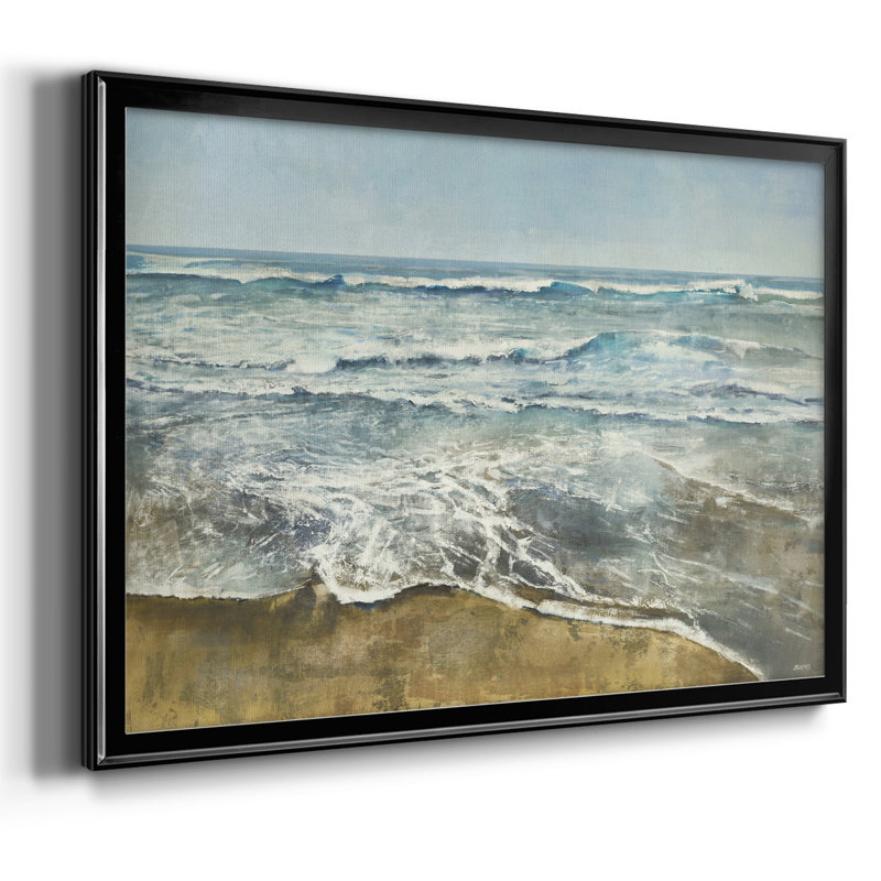 Beachcombing, reproduction d'art sur toile, H 26 po x l 38 po x P 1,5 po, Noir