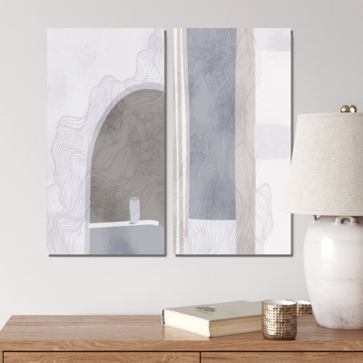 Minimalisme architectures II - ensemble de 2 impressions