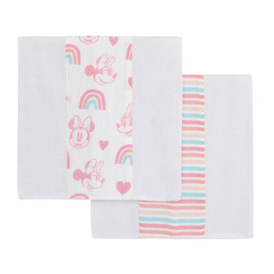 Couverture pour bébé rose 100% coton Disney Infant Giftables
