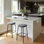 Tabouret de comptoir sans finition 26,8 po Joangela