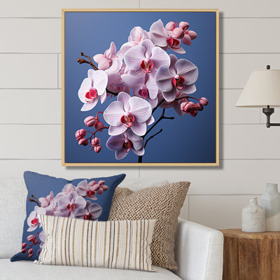 Orchidées mauves I - orchidées murales
