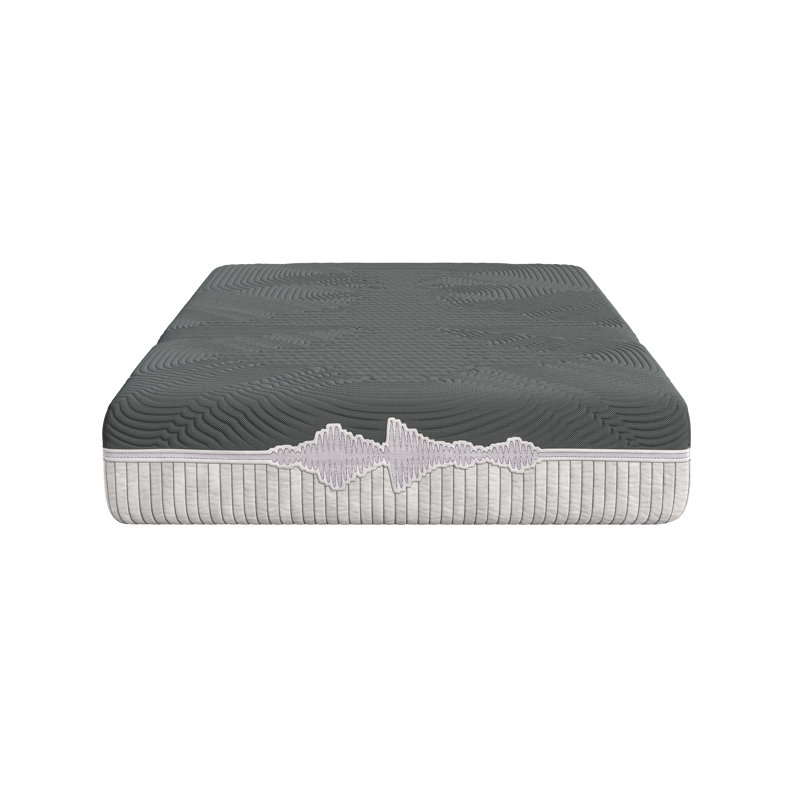 Queen Black and White Gel Memory Foam Adjustable Bed