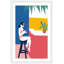 «A Lady at the Bar» par Marmont Hill - Reproduction d'art graphique sur papier encadré-817253270-819642062
