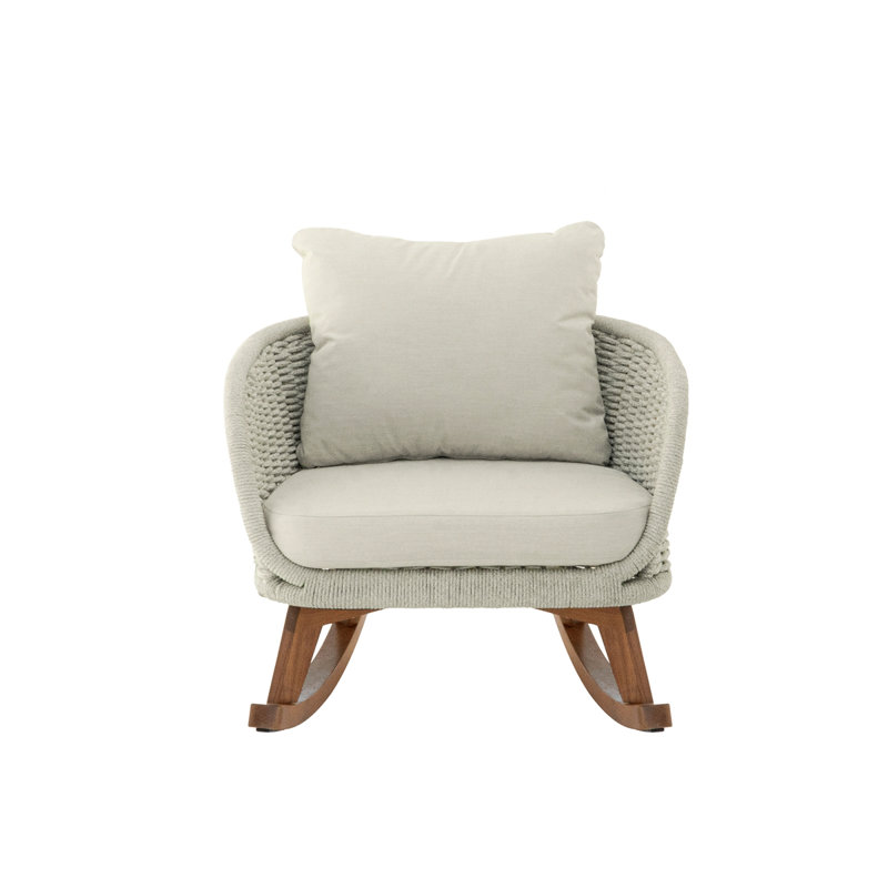 Fauteuil inclinable en chenille 1pc, Beige