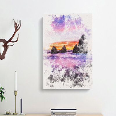 Rodeo Beach - Wrapped Canvas Painting