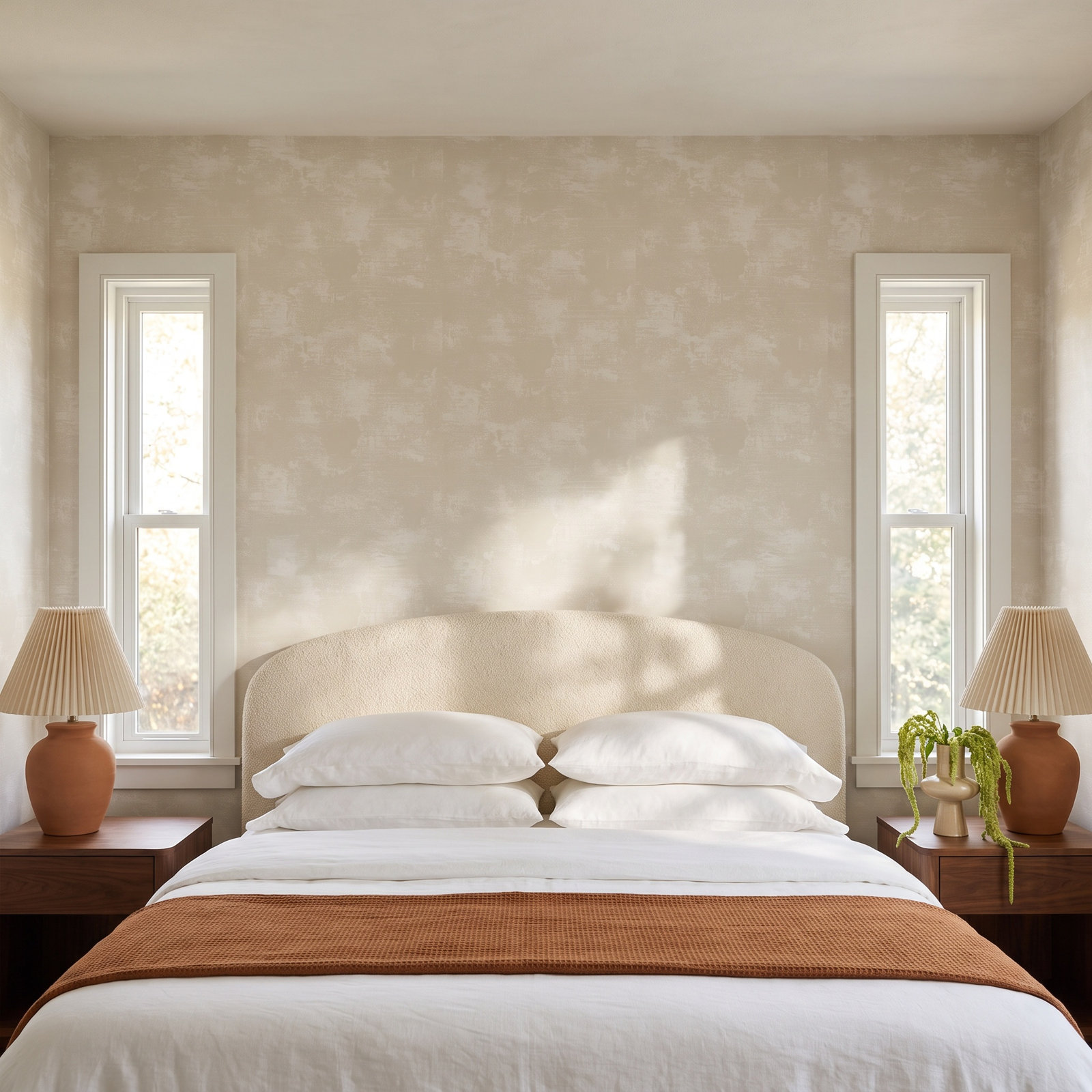 Lianna Abstract Wallpaper, Light Beige
