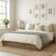 Structure de lit plateforme en bois avec rangement relevable, très grand, taupe-1295656417-1290787230