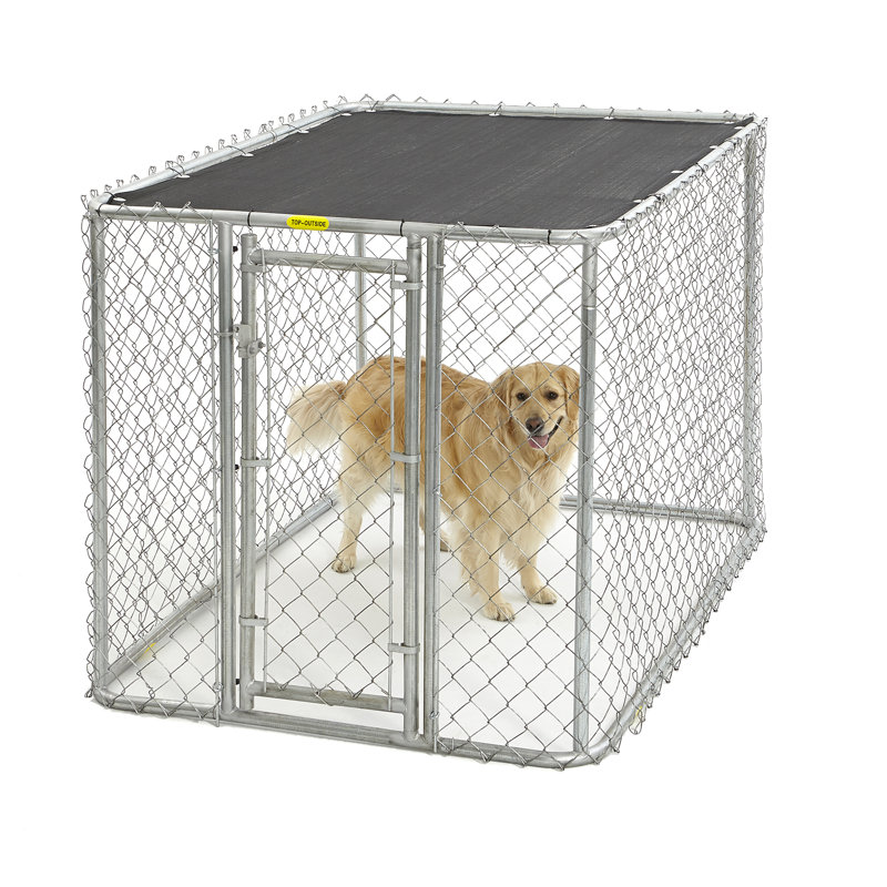 MidWest 6ft x 4ft Steel Chain Link Outdoor Dog Kennel