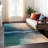 Machine Washable Indoor/Outdoor Lockway ACN2419 Abstract Rug-1206462691