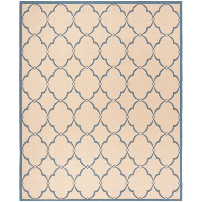 Tapis d'intérieur / extérieur à motif géométrique Adler, Rectangle 9 pi x 12 pi