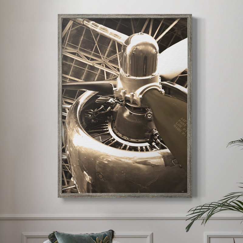 DC 4 Aircraft Framed Print - Solid Wood