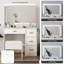Ensemble coiffeuse blanche