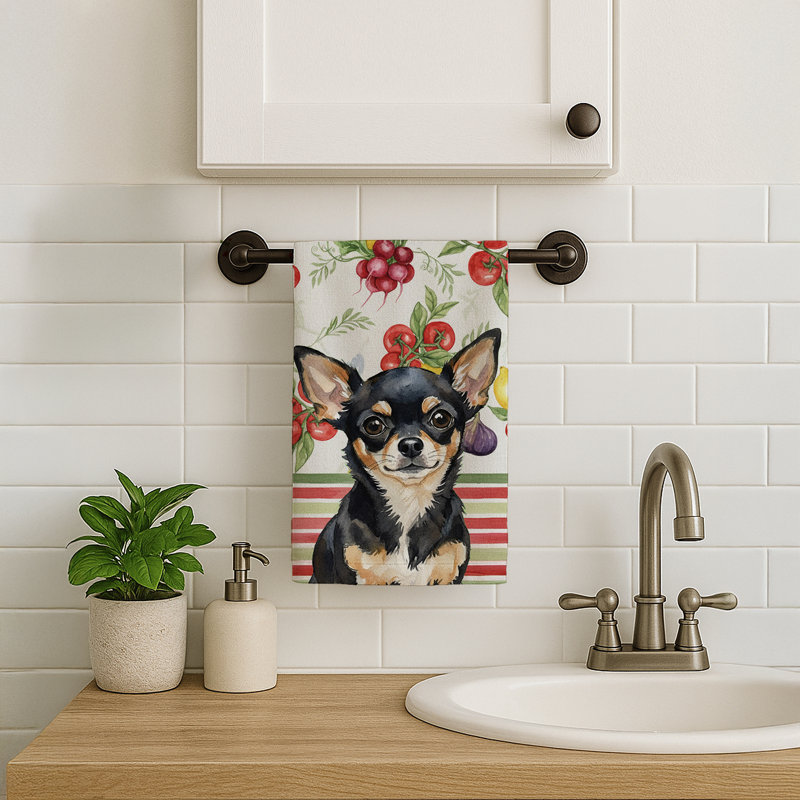 Torchon noir et brun clair chihuahua, Black/Tan Chihuahua