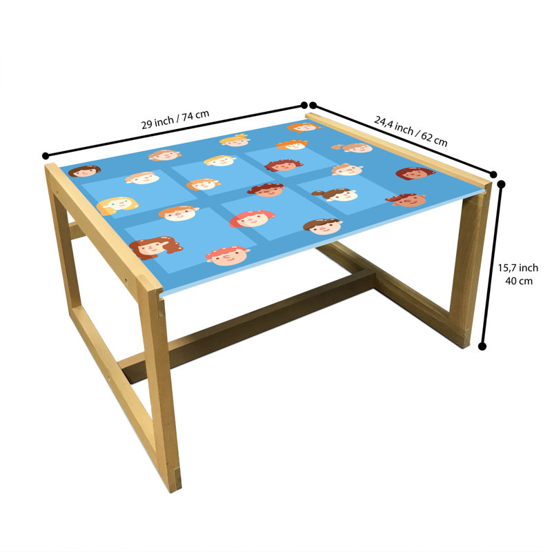 Jaici Sled Coffee Table, 40cm H x 74cm W x 62cm D