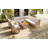 4 Pieces Patio Furniture Set with Swivel Chairs-1736583912