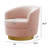 Velvet Swivel Barrel Chair-1883290505