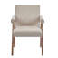 Fauteuil de salle à manger en tissu-1006892453