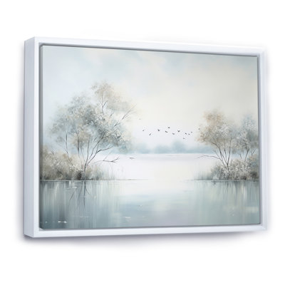 " Lakeside Winter Serenity "