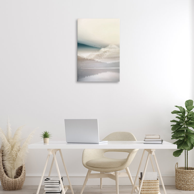 Toile vue de paysage de vanille, design par Gemma Bardot, H 30 po x l 20 po