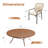 10-Person Patio Dining Set with 63" Round Dining Table and Cushioned Stackable Rattan Chairs-315691984