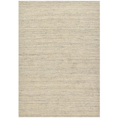 Hand Woven Hand Loomed Gray Area Rug