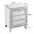 Mirror Three Drawer Cabinet,Multi Functional Storage Cabinet