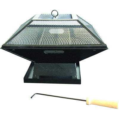 Haith Square Steel Smokeless Fire Pit