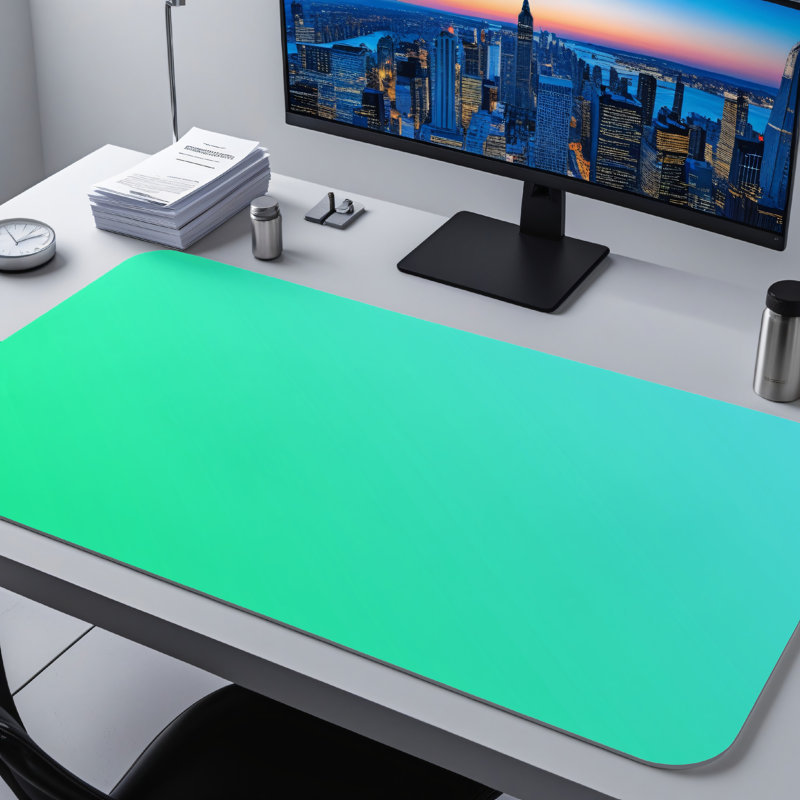 Polyester Desk Pad, 31.5x15.5