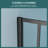 Moderne Minimalisme 34" W x 72" H Shower Door