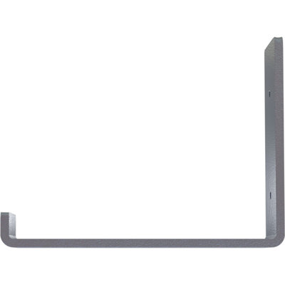 2"W x 8"D x 6"H Steel Hanging Shelf Bracket, Unfinished