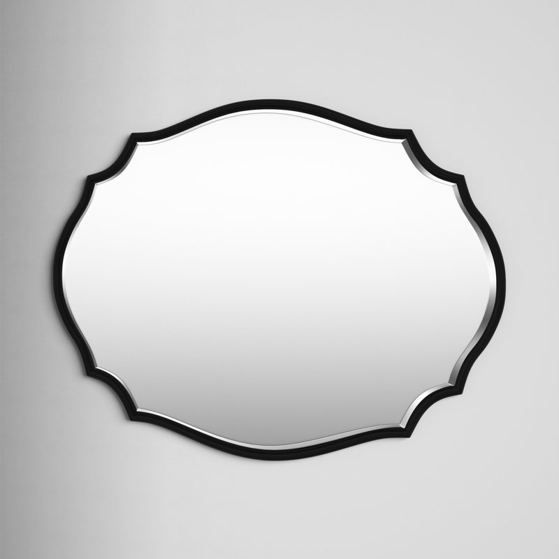 Miroir mural NEGAUNEE, 18 po x 24 po, Noir