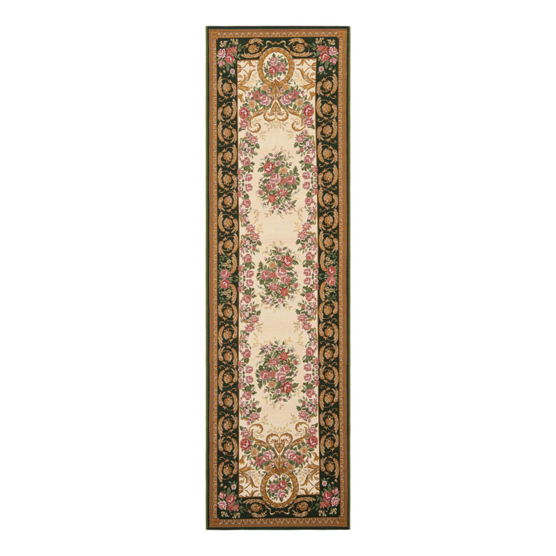 Indoor/Outdoor Traditional Area Rug, Runner 2'7" x 10'