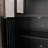 Black Bamboo Storage Cabinet, Separate Bathroom Cabinet With 2 Doors, Floor Cabinet Organizer For Living Room, Kitchen, Entrance