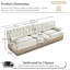 Tissu en velours 3 places adapté aux animaux de compagnie-5434748-5434749