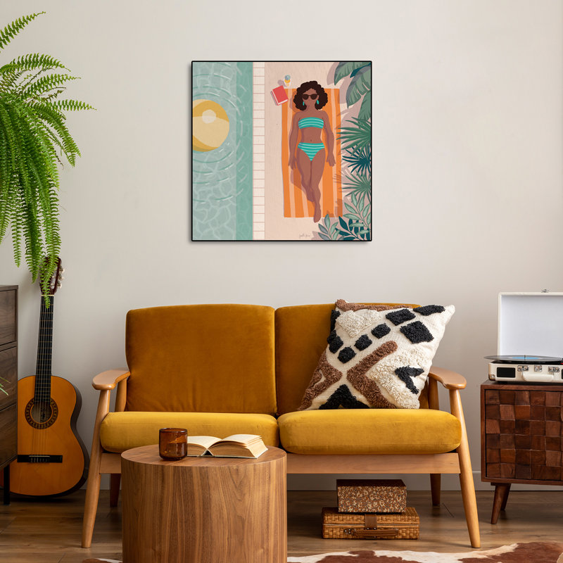Reproduction d'art mural sur toile Steemplix, "Beach Babes III" par Janelle Penner