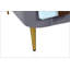 Lit simple en velours Heather