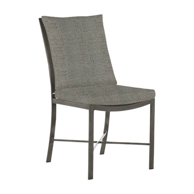Monaco Aluminum Side Chair - Slate Gray