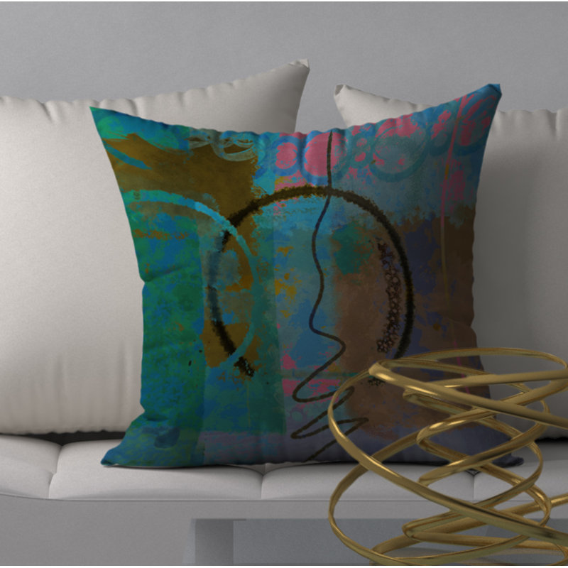  Housse et insert de coussin carré Smiles Supreme, 24" X 24"