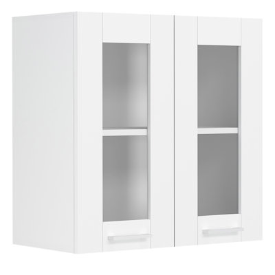 VCM "Colura" 80cm Glass Wall Mounted Cabinet