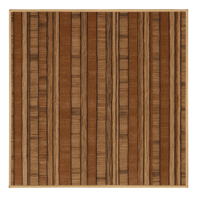 Washable Ships deck browns Nautical Area Rug