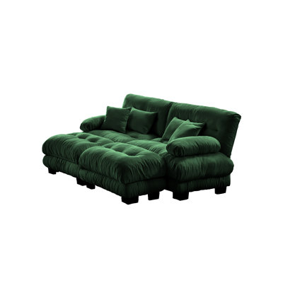 Modular Sectional Sofa Cloud Couch, Deep Seat Couches With Ottoman For Living Room