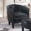 Fauteuil d'appoint Jacklyn avec repose-pieds