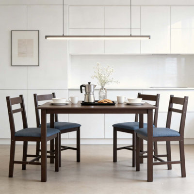 Stylish Kitchen Set,5-piece Dining Room Set,Dining Table with Chairs